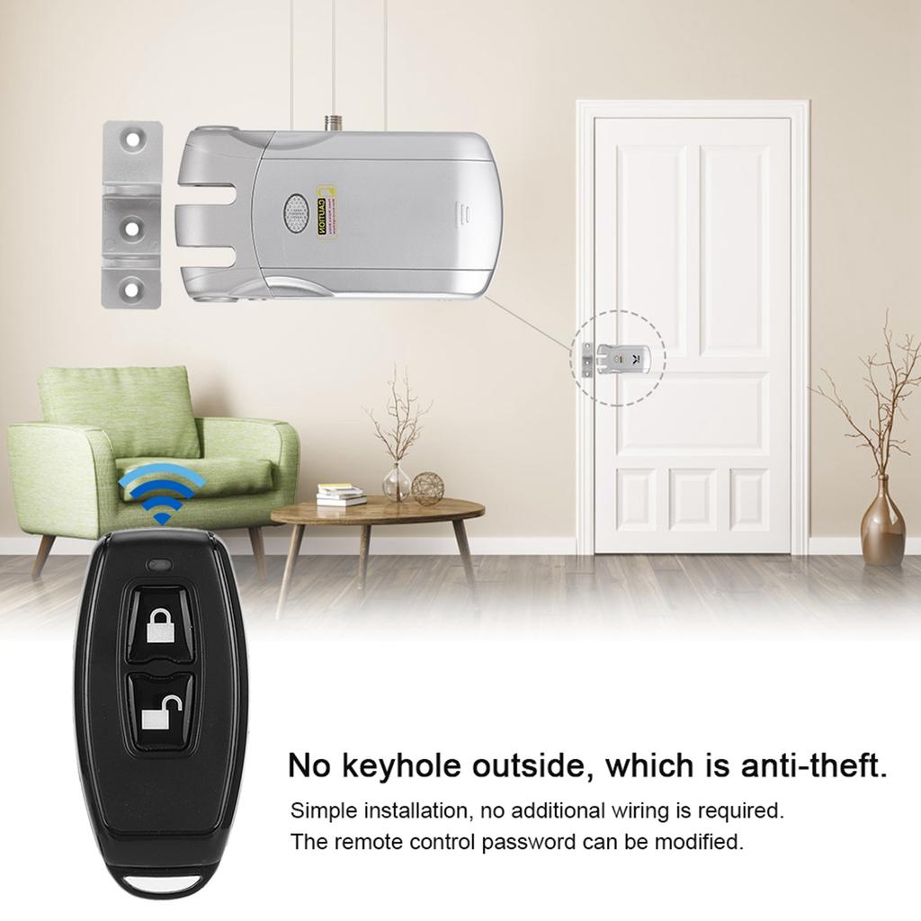 Intelligent For Tuya Wifi Door Lock Wireless Remote Control Open Close Anti?Theft for Home Indoor