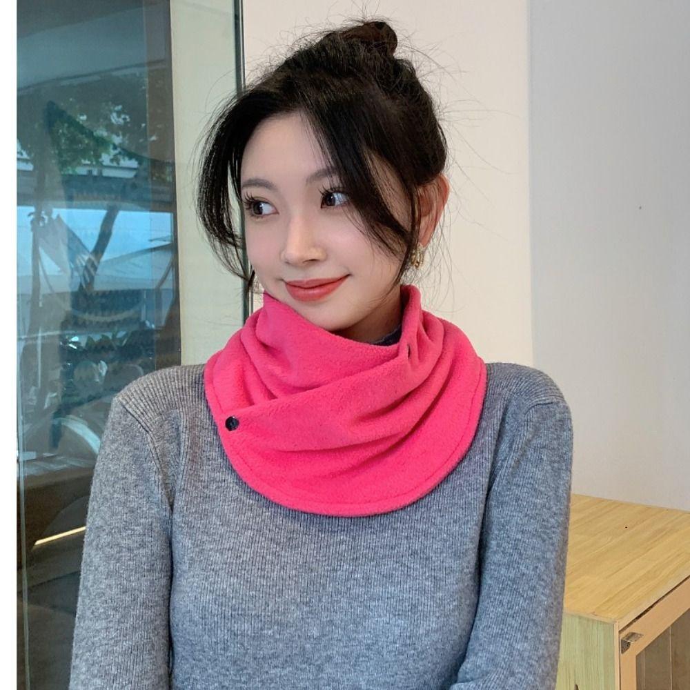 Thickened Neck Sleeve Scarf Warmth Women's Scarves New Neck Cover Outdoor