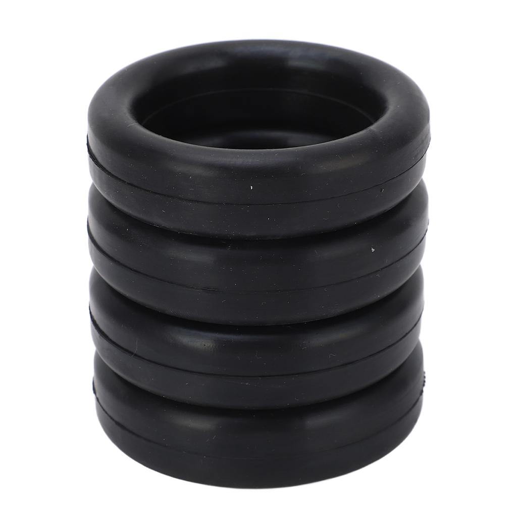 4Pcs 2inch O Ring BR554 Exhaust Hanger Black Noise Reduction Long Lasting Exhaust Hanger O Ring for Vehicles