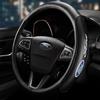 fypaj3 Ford leather Car steering wheel Cover For ford focus Mondeo Fiesta Transit Explorer F-150 Ranger Kuga Edge Fusion MK2 MK3 Car