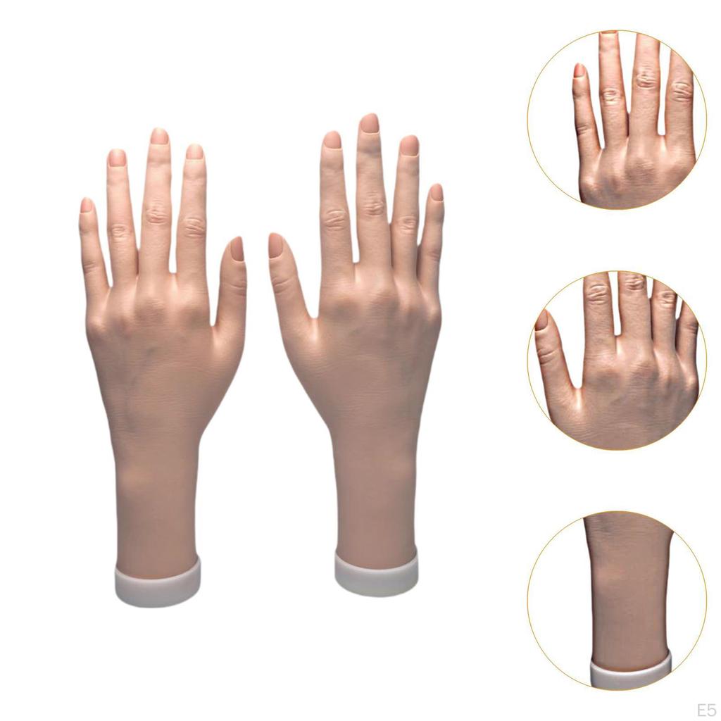 Женская модель руки поддельный легкий гибкий манекен для пальцев для реквизита для фотографий браслет