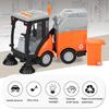 Kids Sanitation Truck Toy with Music Light Inertial Drive1/16 Scale Realistic Street-cleaning