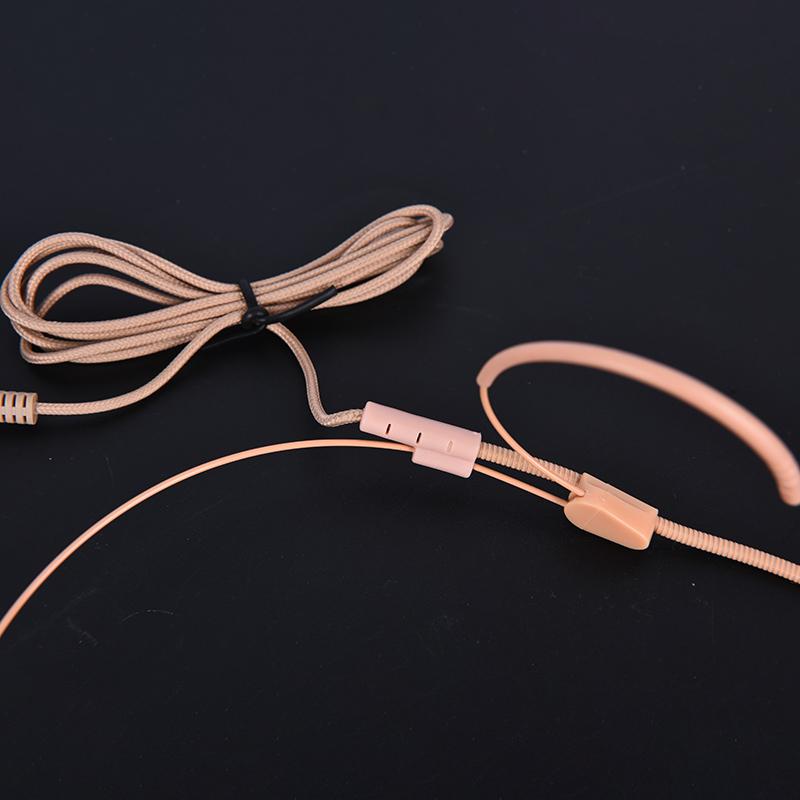 Наголовный конденсаторный микрофон-гарнитура, беспроводной поясной передатчик, штекер 3,5 мм