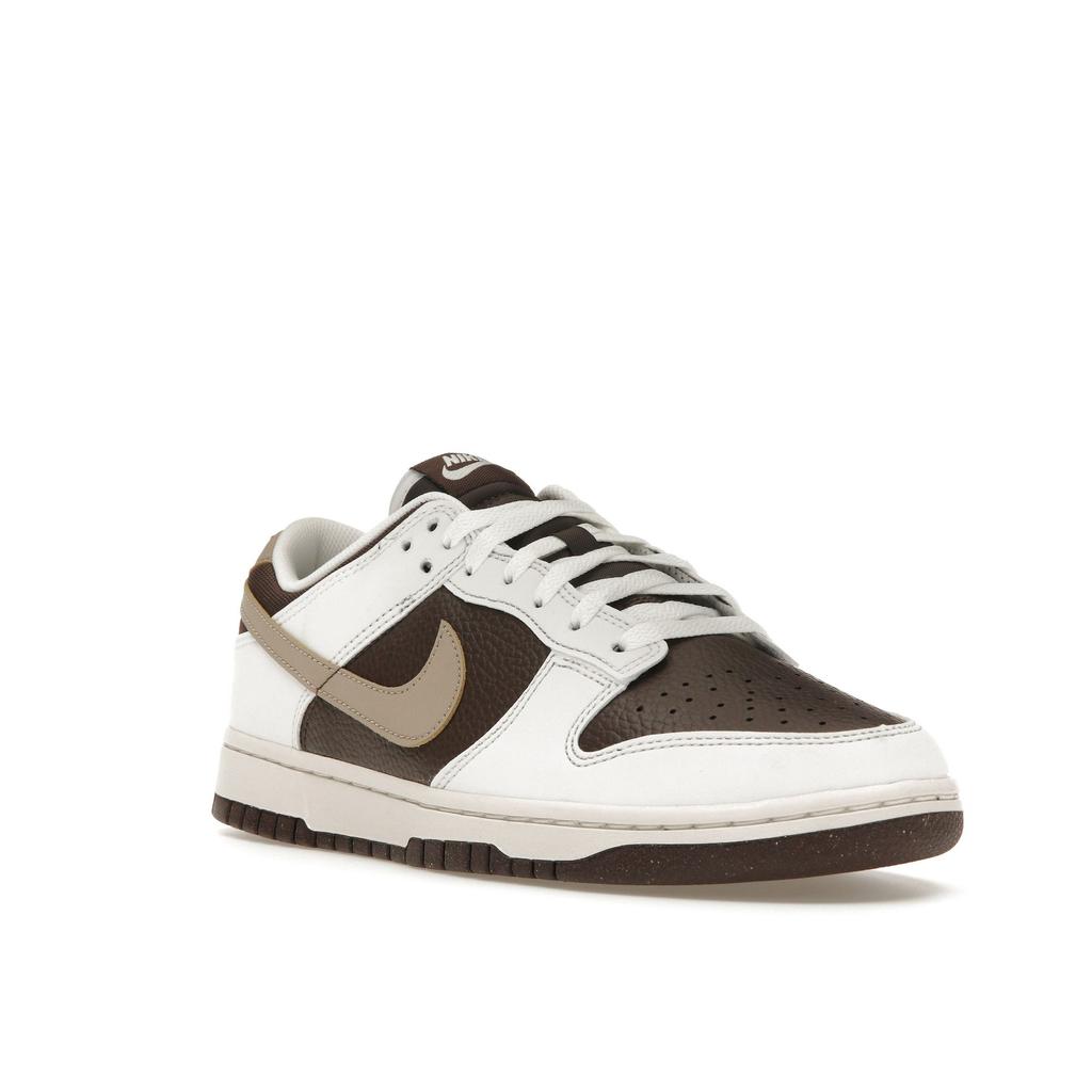 Nike Dunk Low Next Nature Summit Белые коричневые кеды унисекс в стиле барокко Phantom Khaki HF4292-100