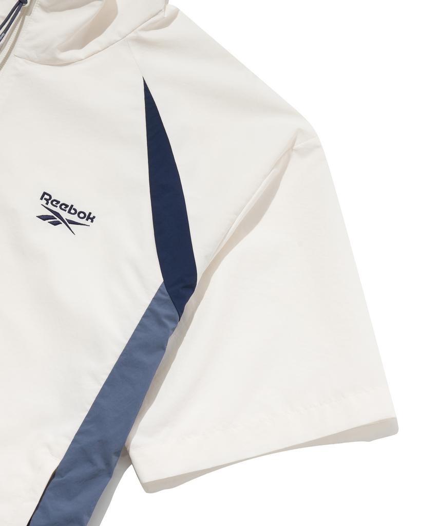 Reebok Анорак Ellipse с коротким рукавом - Белый