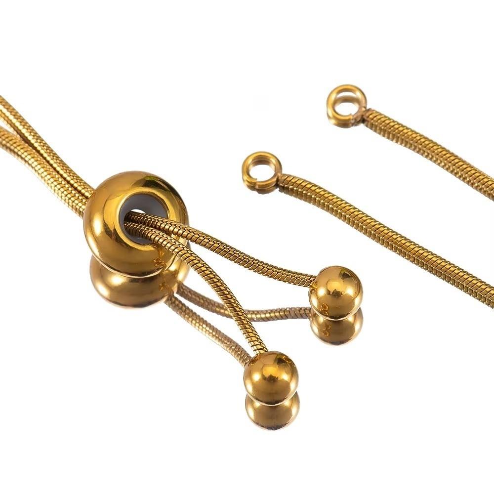 5Pcs Gold Necklace Extender Silver Hand Bracelet Extensions  Necklace Adjustment Accessories