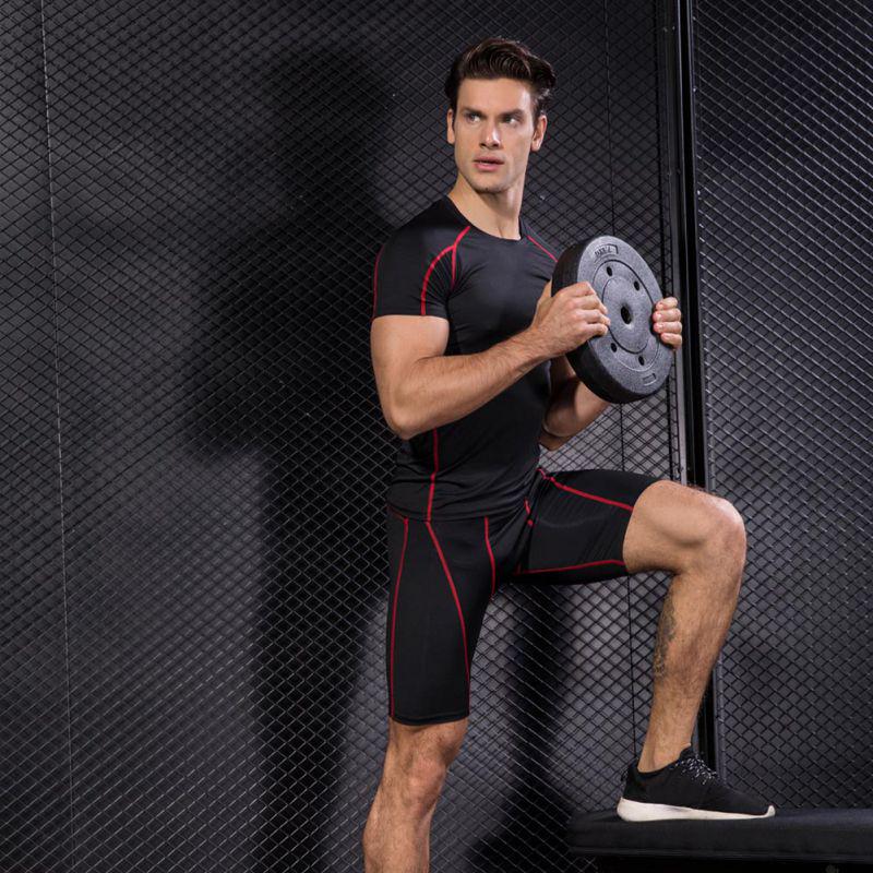 Men's Fitness Half Length Pants Quick Drying Breathable Sports Shorts