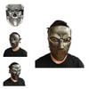 Slipknot Мик Удивительная серебряная и медная маска для лица на Хэллоуин и косплей-мероприятия