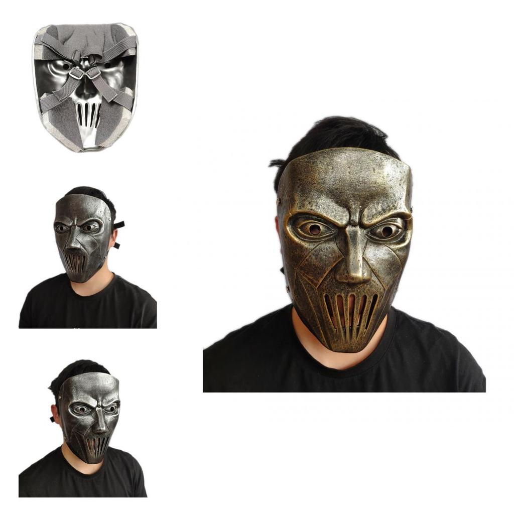 Slipknot Мик Удивительная серебряная и медная маска для лица на Хэллоуин и косплей-мероприятия