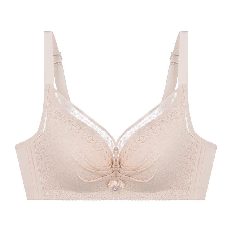 Сбор поддержки без стального кольца Тонкая чашка Нижнее белье Женское кружево Сексуальная дышащая коллекция груди для регулировки типа бюстгальтера для девочек-подростков