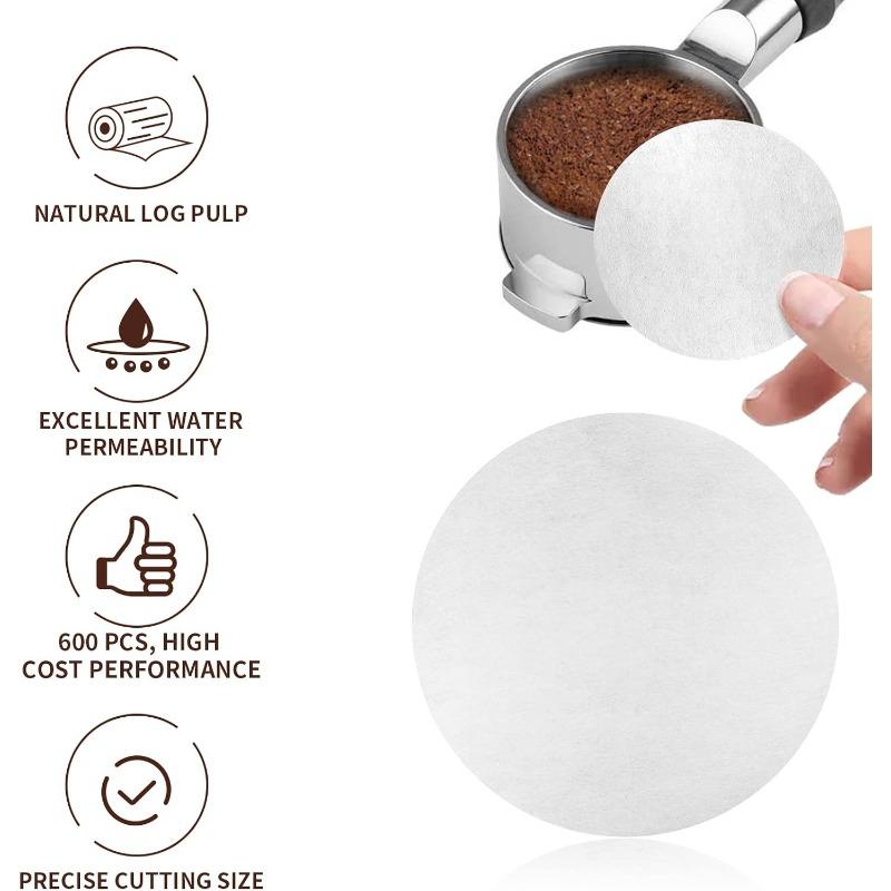 51/53/58mm Coffee Paper Filter for Espresso Coffee Maker,Unbleached Espresso Filter Puck Screen ,Other Espresso Machine