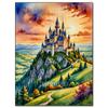 Series Plant Landscape Diamond Watercolor Art Painting Decoration Sailboat Diy Full Rhinestone Mosaic Cross Stitch Kit Gift