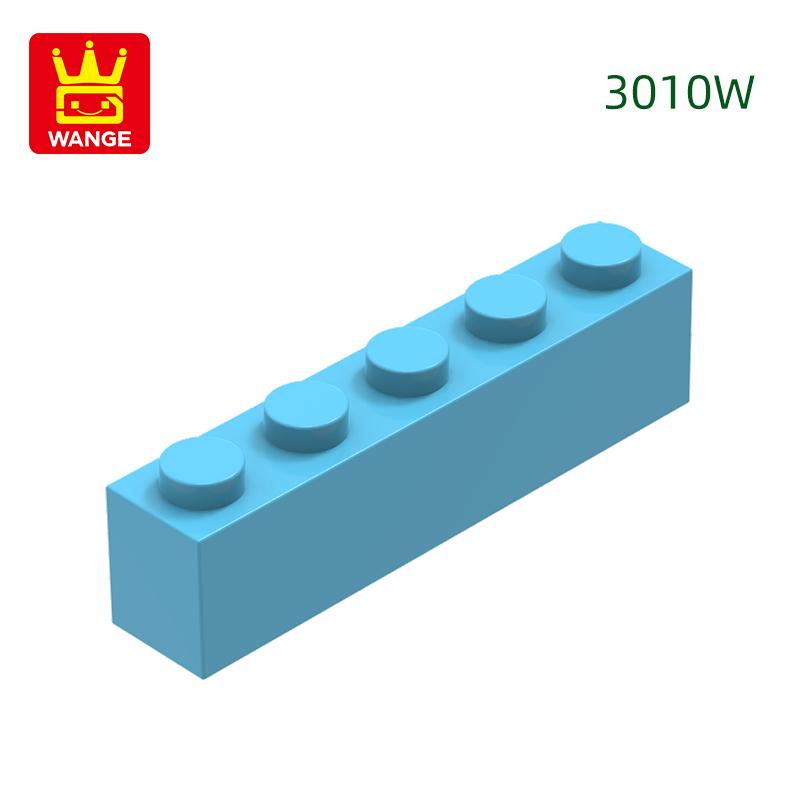 52 шт./лот Толстые Кирпичики 1x5 Точек Блок Moc Цветные Аксессуары Совместимые с 3010W Кирпичик DIY Детская Игрушка Деталь для Сборки