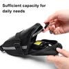 Waterproof Bike Seat Bag Large Capacity Zipper Closure Quick Release Seat Post Saddle Tool Storage Pack with Reflective Strip