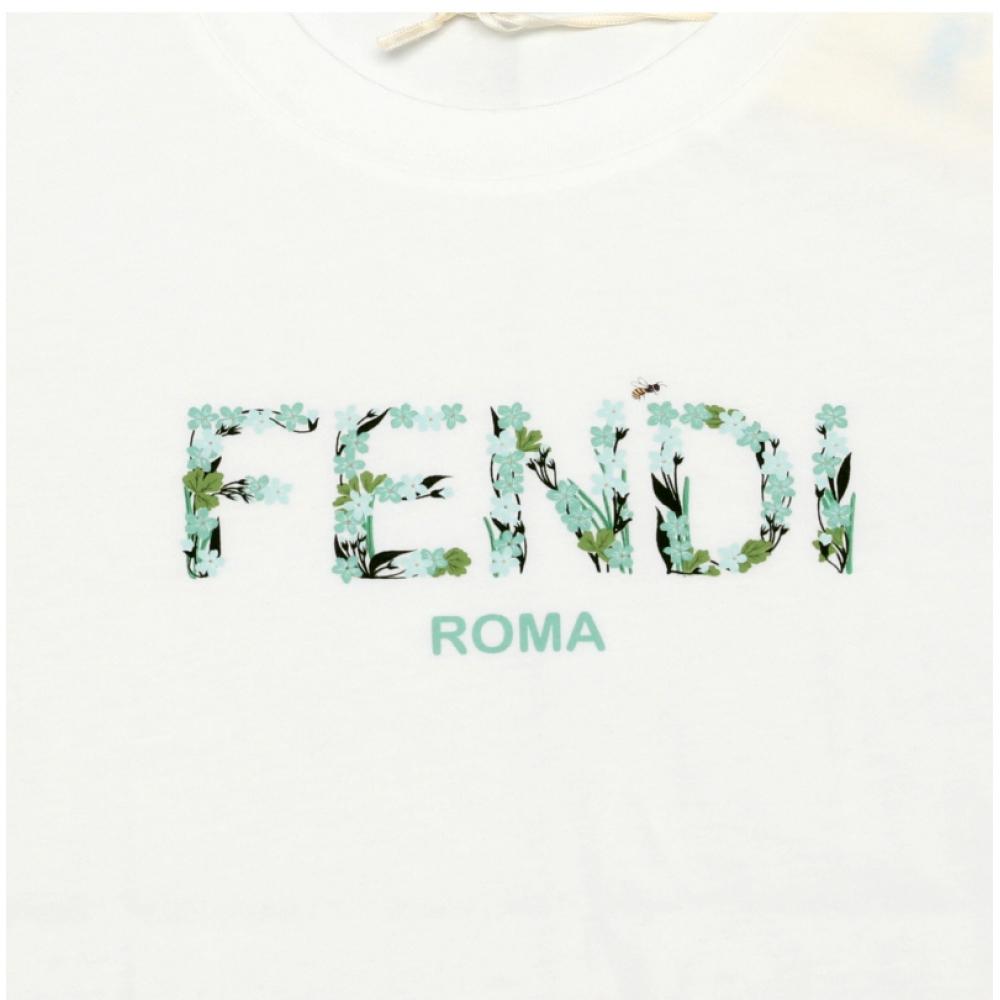 Fendi Logo Kids T shirT Jfi375 7aj F1sgm