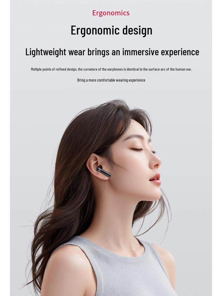 Беспроводные Bluetooth-наушники GT23: Сверхдлительное время работы от аккумулятора, Высококачественный звук, Низкая задержка для игр и музыки.