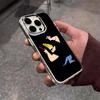 Johnny Bravo Anime Phone Case For IPhone 17 Air 16 E 15 14 13 12 11 Plus Pro Max Electroplated Transparent Soft Shell