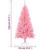 Vidaxl Sztuczna Choinka Ze Stojakiem, Różowa, 120 Cm, Pvc