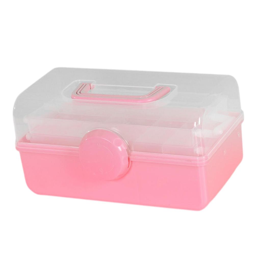 3 Layer Storage Box Sewing Supplies Organizer Multipurpose for Nails Making Sets Art