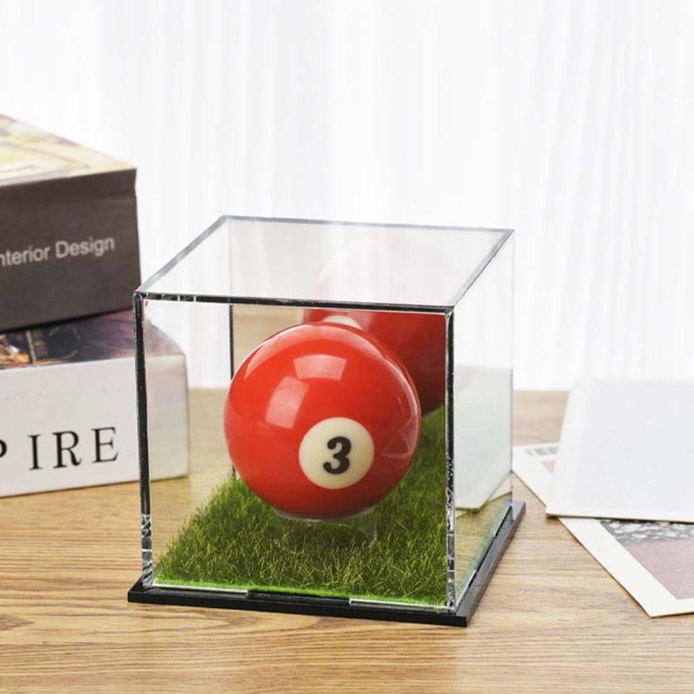 Transparent Golf Ball Display Case Dust Protection Golf Ball Acrylic Box  Collectibles
