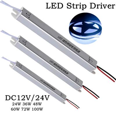 Светодиодный источник питания Трансформатор AC220V в DC12V/24V Импульсный трансформатор 24W 36W 48W 60W 72W 100W Драйвер для светодиодной ленты