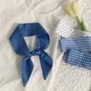 Polka Dot Silk Scarf, Long Strip, High-end and Multi-purpose, Decorative Pointed Corner Small Scarf, Neck Headband, Hair Tie, Streamer Belt, Belt.