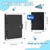 Pin Showcase and Storage Album Pin Display Case Felt Texture Pin Storage Album Pin Showcase Holder for Enthusiasts