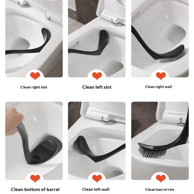 Милая Туалетная Щетка с Длинной Ручкой в Форме Лебедя Держатели для Туалета Аксессуары для Ванной Комнаты Пластиковый Поршень для Туалета Бытовой Инструмент для Уборки