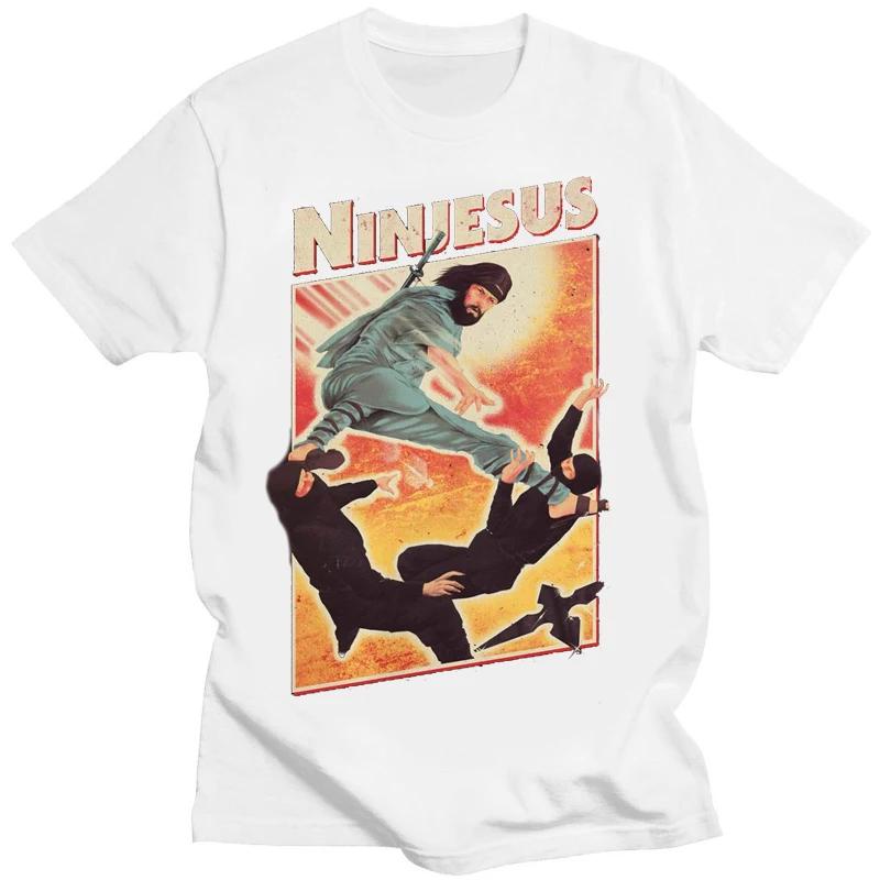 Командная футболка Иисуса номер 7, забавная футболка с графикой Иисуса, женская, мужская, хлопковая одежда, повседневная, с коротким рукавом, оверсайз