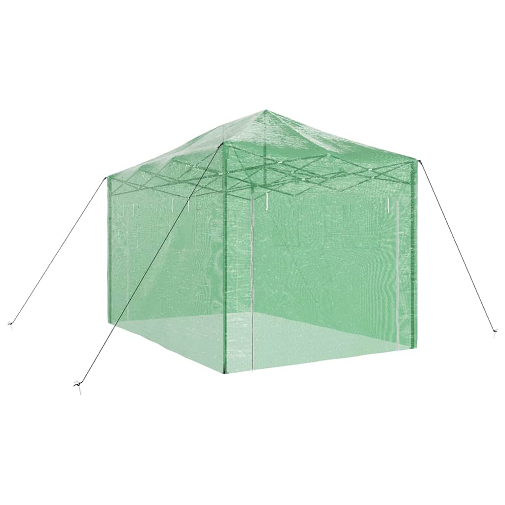 Pop up Greenhouse with Frame Green 280 x 410 x 315 cm Iron