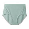 Нижнее белье из модала с высокой талией, женские шелковые антибактериальные цельные женские треугольные брюки