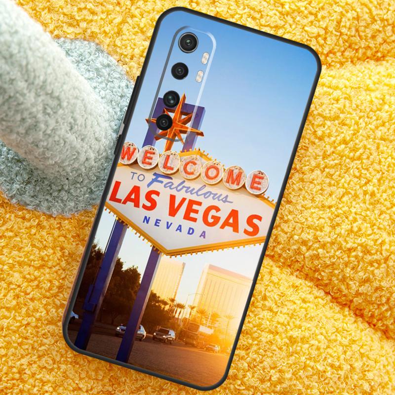 Las Vegas Sign LIGHTS Nevada Rome Case For Xiaomi 15 Ultra 14 13T 14T 15T 17 Pro Max  Cover For POCO X7 Pro X5 X6 F5 F6 F7 F8