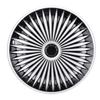 4 Pcs 17in Hub  Stylish Look Wear Proof ABS   Fit   R17 Wheel   Cover for Most Cars Truck SUV