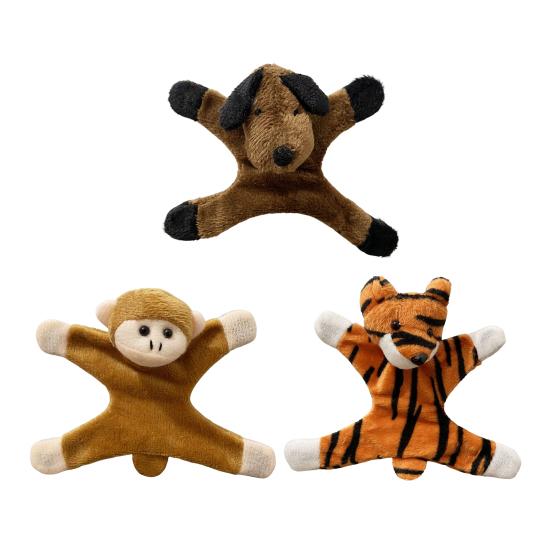 3 шт. плюшевый магнит на холодильник в виде животного для домашнего офиса, кухни, шкафчика, холодильника, плюшевая кукла в виде животного из мультфильма, магнитное украшение, орнамент