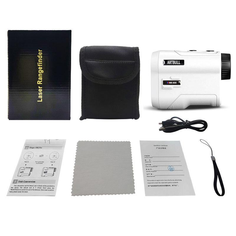 NK-600Golf rangefinder charging600m Lock Flag Slope Outdoor Laser Rangefinder Telescope