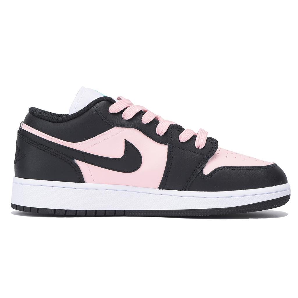 Jordan Air Jordan 1 Dopamine Dressing Амортизация, Износостойкие Низкие Винтажные Баскетбольные Кроссовки Женские Черно-Розовые 553560-131(Team32-SBOX)