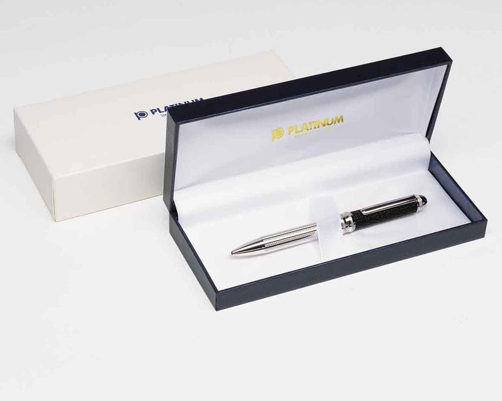 Платиновая перьевая ручка многофункциональная ручка двойная 3 действия Goat Shrink натуральная кожа обернутая какао MWBL-10000#38