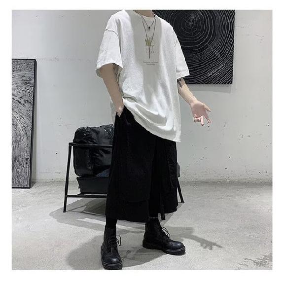 New Short-Sleeved T-shirt Men's Summer Korean Style Trendy Simple Half Sleeve Top Hong Kong Style Loose Casual Fashion Brand T-shirt