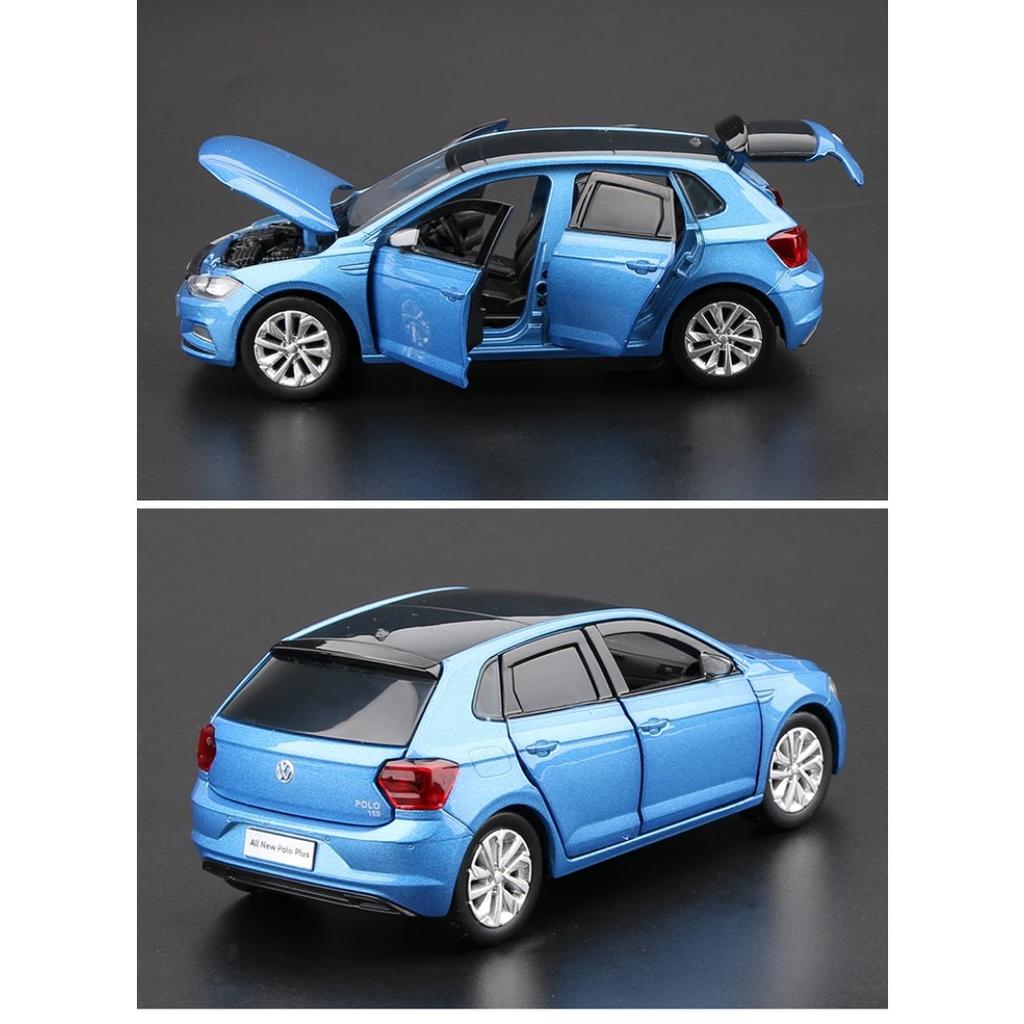 1/32 Polo Alloy Die Cast Toy Car Model Sound and Light Children's Toy Collectibles Birthday Gift