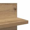 Wall Shelf 2 pcs Artisan Oak 80 x 11.5 x 18 cm Wood Based Material