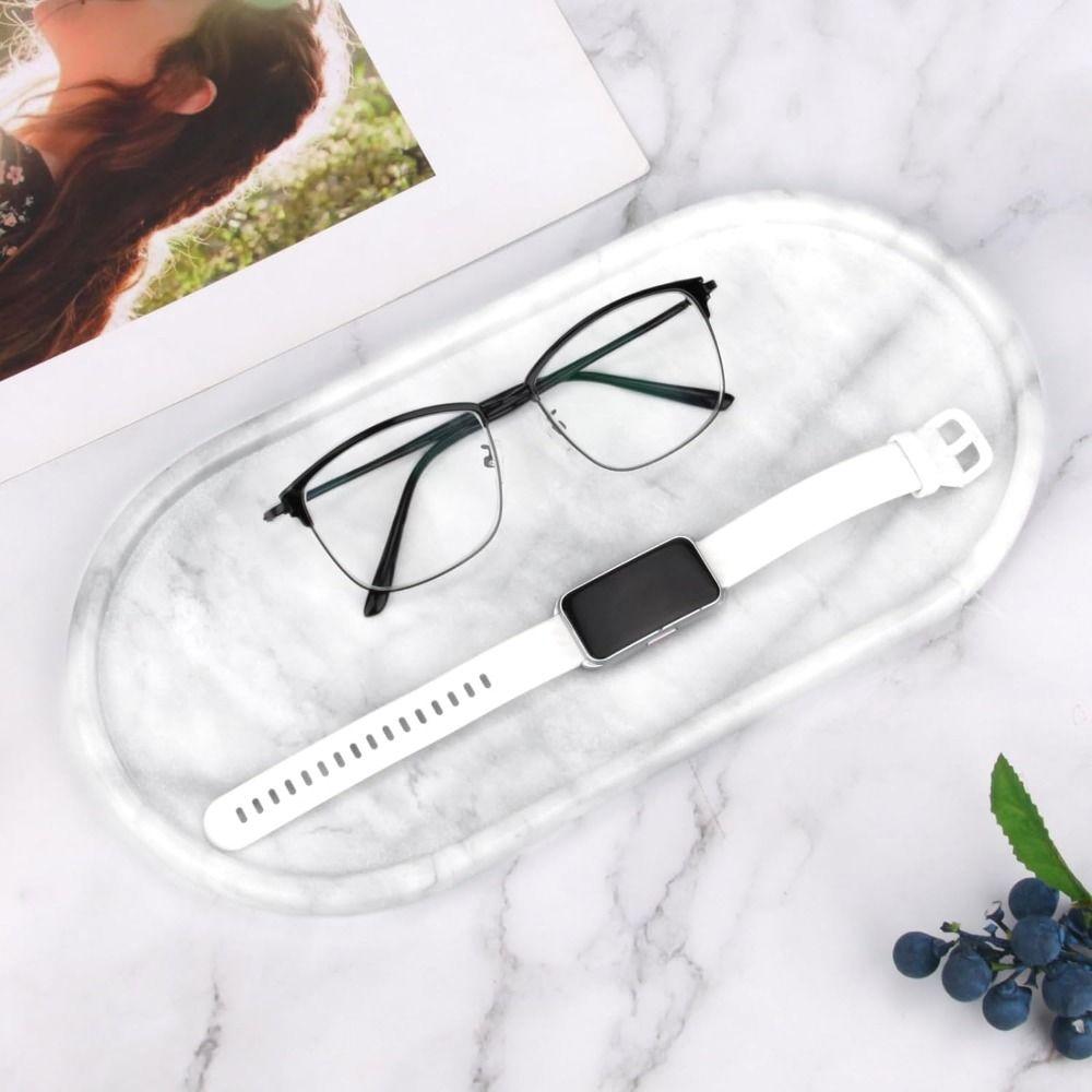 Silicone Bathroom Counter Tray Flexible Sink Storage Plate Durable Countertop Valet Tray Kitchen