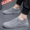 Casual shoes men's new board shoes summer fashion versatile outdoor trendy shoes flying woven breathable board shoes