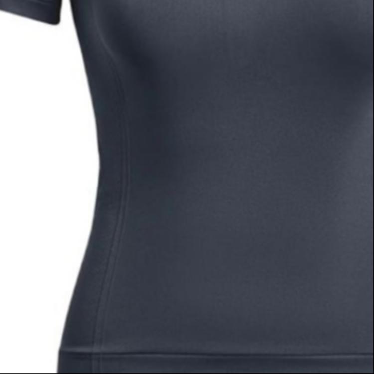 Under Armour Однотонная дышащая повседневная спортивная футболка с коротким рукавом для женщин, топы, серый цвет 1379149-044
