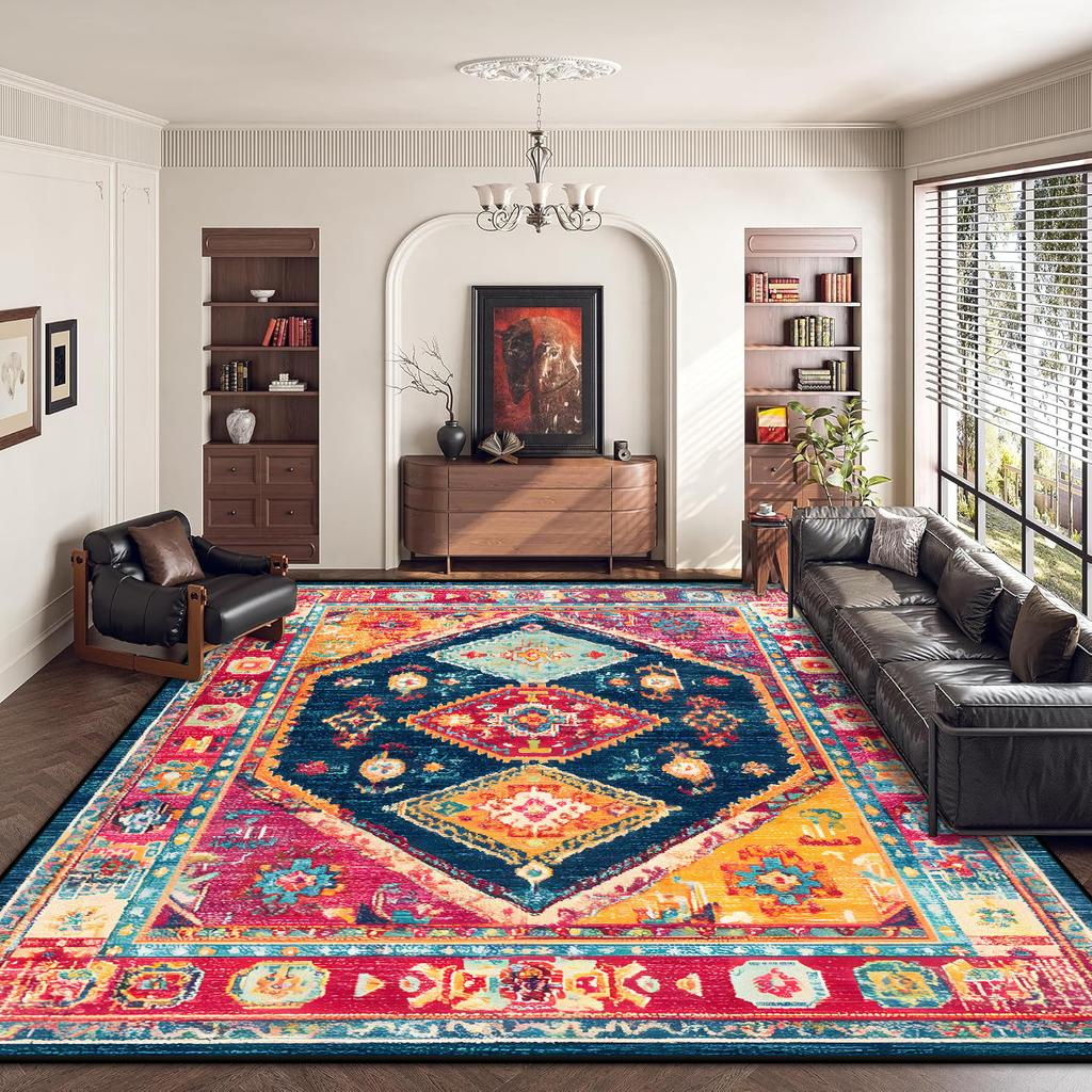 Persia Luxury Rug Carpets for Home Living Room Bohemian Carpet Bedroom Retro Large Area Rugs Home Decoration Entrance Door Mat