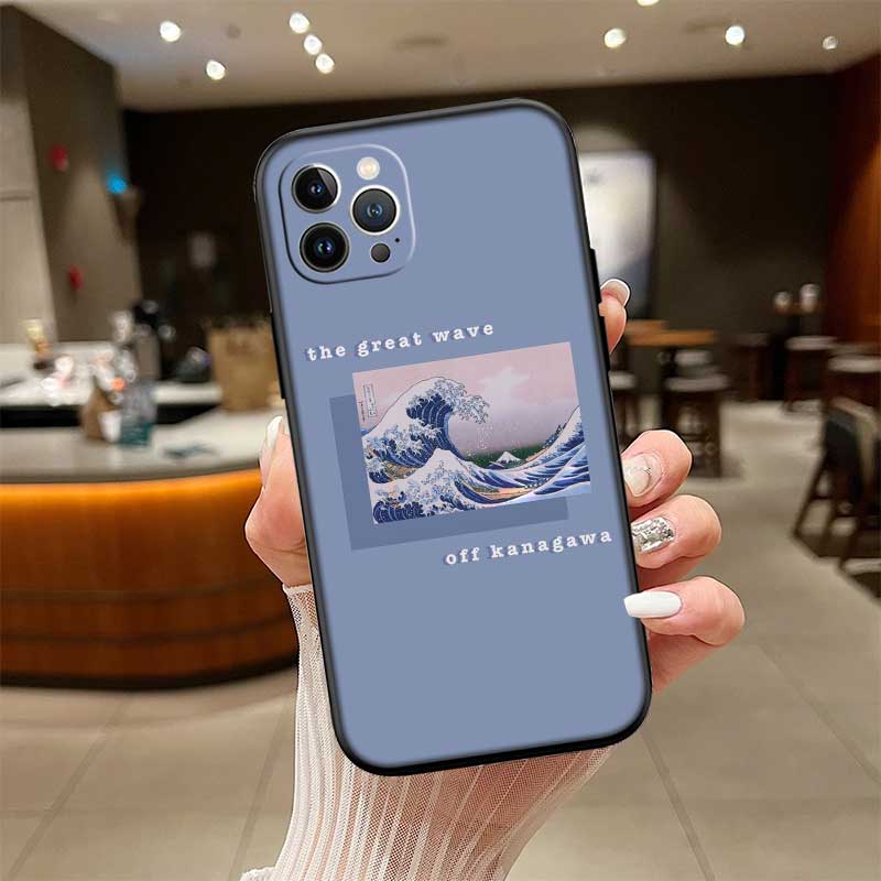 UP32 Great Wave off Kanagawa New High-End Shell Phone Case for iPhone SE X XS XR 16E 17 11 Pro Max 8 7 6 6s Plus Air