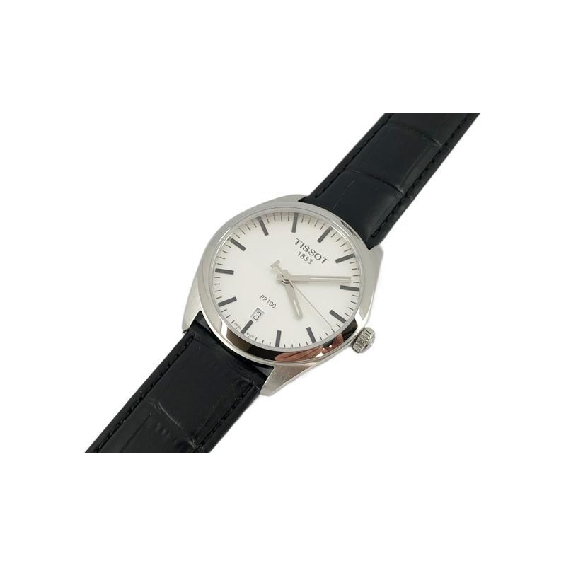 Tissot Коллекция PR100 Кварцевый механизм Водонепроницаемость 100 м Мужские часы Часы 39 мм Белый циферблат T101.410.16.031.00