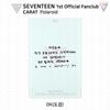 Seventeen Первая официальная фотокарточка фан-клуба Carat Polaroid KPOP K-POP