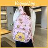 Food Cute Cartoon Dolphin Pattern Student Leisure Backpack For Daily Use