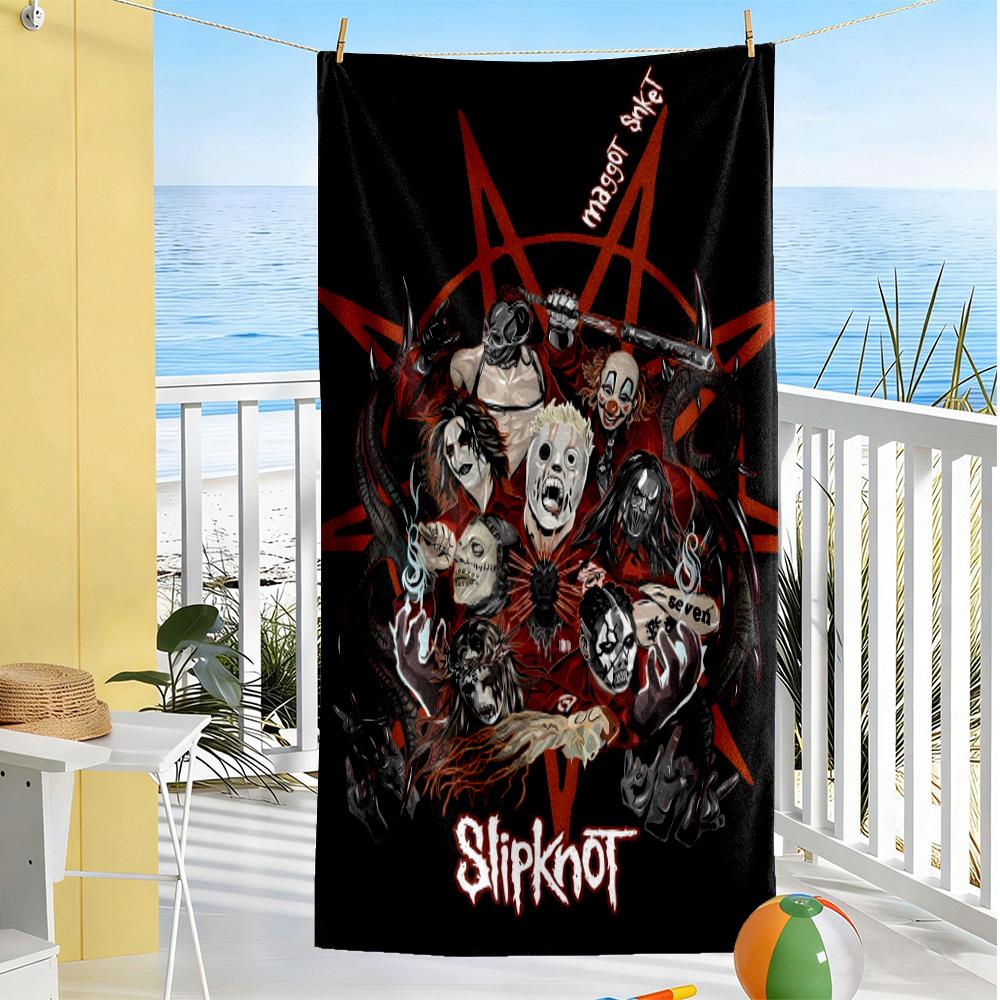 Slipknot soft beach towel Portable changing privacy cover Fashion Lovers Perfect Gift for Valentine's Wedding Birthday