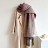 NEW Luxury Brand Women Simple Solid Cashmere Scarf Fashion Universal Winter Warm Shawl Pashmina Tassel Blanket Scarves